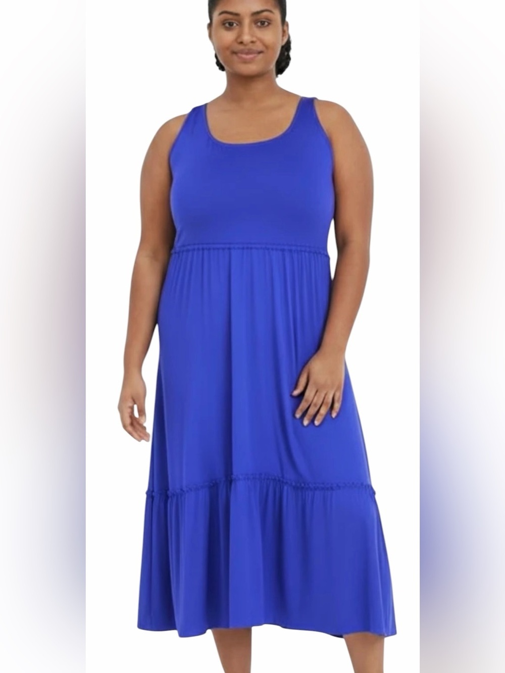 Jason Wu Vibrant Cobalt Blue Textured Sun Dress